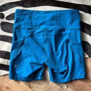 Lululemon Fast and Free Short biker shorts sz 8